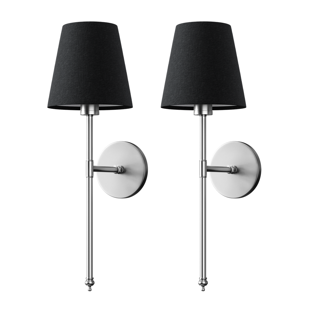 WIRELESS DARK WALL SCONCES (SET OF 2)
